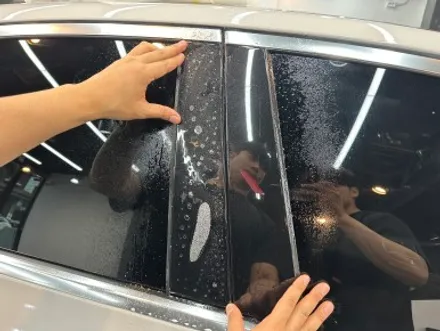 벤츠 E클래스 스톰그레이 전체랩핑 시공효과는? / 광명, 안양, 시흥