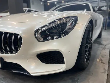 벤츠 AMG GT 사고처리 화이트펄 전체랩핑, 보호된 도장 복원 / 경기 광명