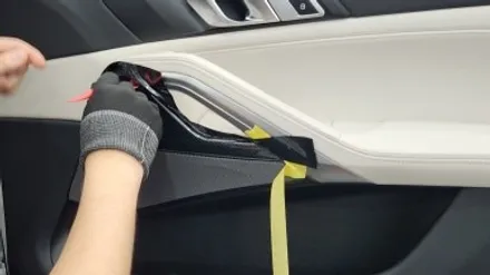 리얼카본 실내랩핑 BMW X6 시공사례 / 경기 광명
