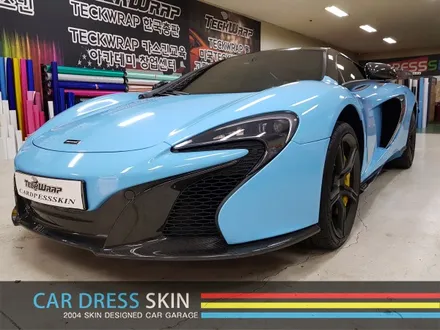 국내 유일 컬러 맥라렌 650S 3M 스카이블루 래핑 / 인천 서구