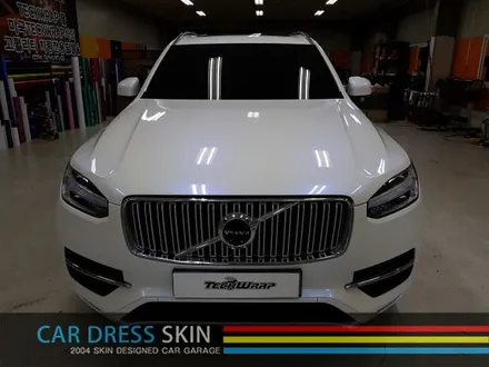 줄 서서 출고한다는 볼보 XC90 신차 나오자마자 화이트 카멜레온 전체랩핑 / 인천 서구