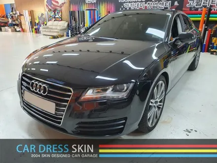 [인천자동차랩핑] Audi A7 유광화이트 전체랩핑 / 인천 서구
