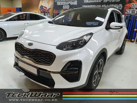 스포티지 더 볼드 무광실버크롬 전체래핑 X 택랩(Teckwrap) / 인천 서구