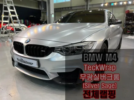 BMW M4 (F82) 무광실버크롬 \
