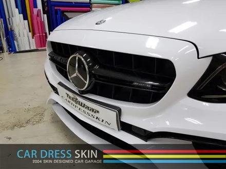 벤츠 E63AMG 블랙▶화이트 인천카스킨 카드레스스킨 / 인천 서구