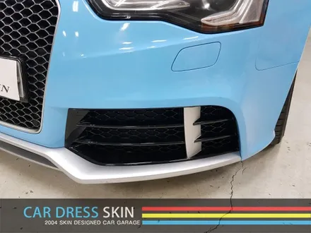3M 스카이블루 래핑 아우디 RS5 스머프 색 전체랩핑 / 인천 서구
