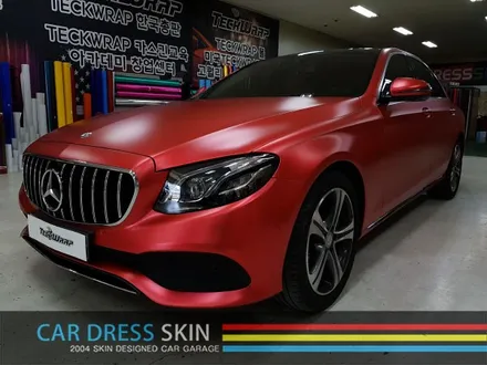 TeckWrap(택랩) 무광레드크롬 자동차래핑 X 벤츠 E클래스 / 인천 서구
