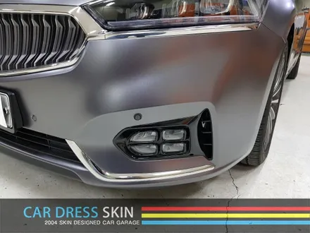 Kia K7 3M 사틴다크그레이 전체 + 실내 블랙브러쉬 랩핑 / 인천 서구