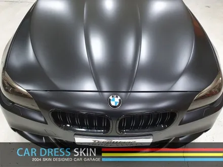 BMW F10 520d 사틴블랙(반무광블랙) 자동차랩핑 / 인천 서구