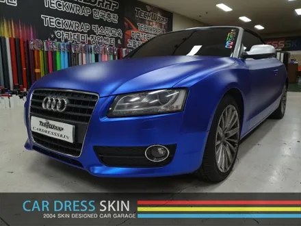 Audi A5 카브리올레 Avery 무광블루크롬 전체 래핑 / 인천 서구