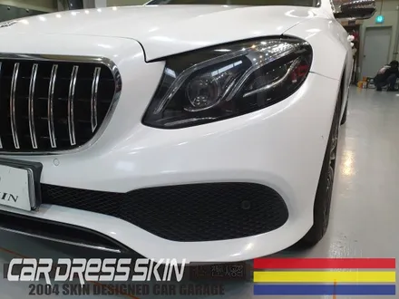 [인천자동차랩핑]벤츠 E300 다이아몬드화이트 전체래핑 / 인천 서구