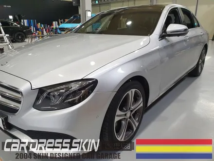 벤츠 E300 유광화이트 순정 느낌의 자동차랩핑 / 인천 서구