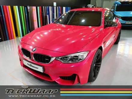 BMW M4 컨버터블 캔디핑크 핑크+레드의 화려한 조합 랩핑 / 인천 서구