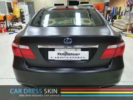 렉서스 LS600h 사틴블랙 (에이버리) 자동차 전체 래핑 / 인천 서구