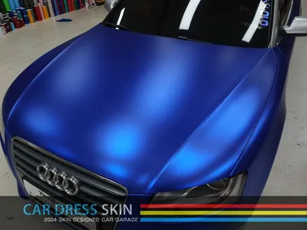Audi A5 카브리올레 Avery 무광블루크롬 전체 래핑 / 인천 서구