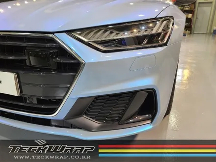 인천카멜레온랩핑 신형 Audi A7 택랩 블루카멜레온 전체랩핑 / 인천 서구