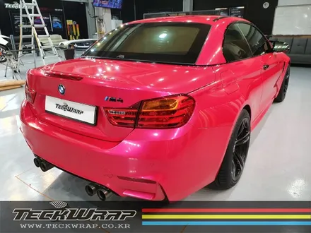 BMW M4 컨버터블 캔디핑크 핑크+레드의 화려한 조합 랩핑 / 인천 서구