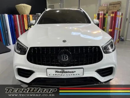 벤츠 GLC63AMG \'BRABUS\' 썬플라워옐로우 전체랩핑 + 크롬딜리트 인천랩핑 카드레스스킨 / 인천 서구