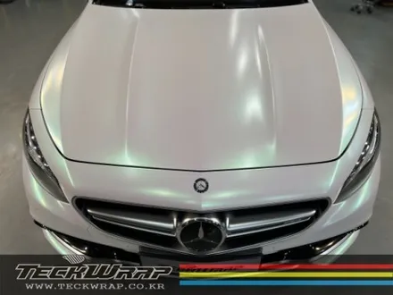벤츠 S63AMG 오로라화이트(핑크카멜레온) 인천 벤츠랩핑 / 인천 서구