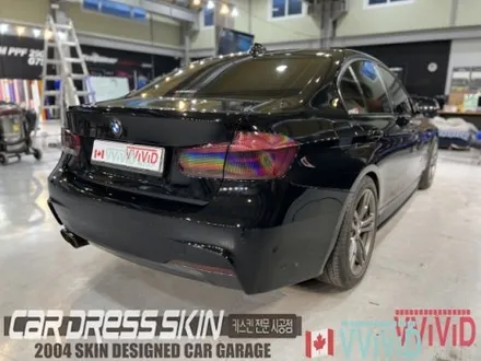 고광택 하이그로시블랙 BMW 320d 전체랩핑 \