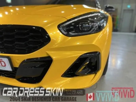 BMW Z4 \'캔디옐로우\' 골든옐로우 랩핑 택랩[TeckWrap] Z4랩핑 / 인천 서구 가좌동