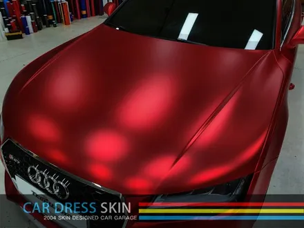 택랩 무광레드크롬 Audi A7 자동차 래핑 무광랩핑 크롬랩핑 / 인천 서구