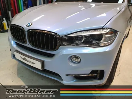 신형 BMW X5 고광택 블루카멜레온 전체랩핑 택랩(애저마야블루) + 포지드카본 포인트랩핑 / 인천 서구