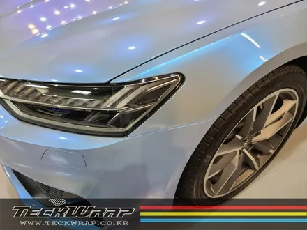 인천카멜레온랩핑 신형 Audi A7 택랩 블루카멜레온 전체랩핑 / 인천 서구