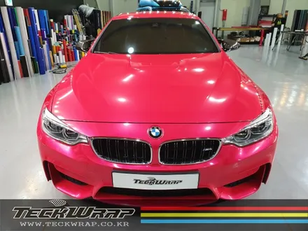 BMW M4 컨버터블 캔디핑크 핑크+레드의 화려한 조합 랩핑 / 인천 서구