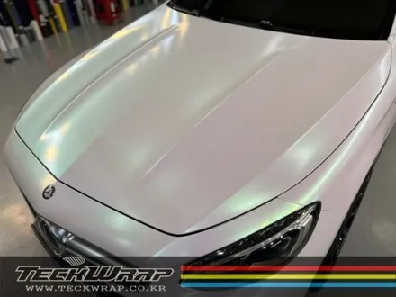 벤츠 S63AMG 오로라화이트(핑크카멜레온) 인천 벤츠랩핑 / 인천 서구