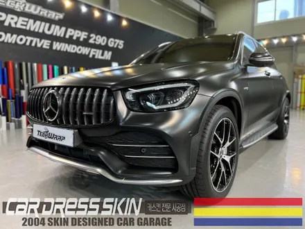 인천 벤츠 랩핑 GLC43AMG 무광(사틴)블랙 전체랩핑 / 인천 서구