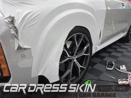인천BMW X5 사틴화이트 전체랩핑과 블랙그릴의 완벽한 밸런스 / 인천 서구 가좌동