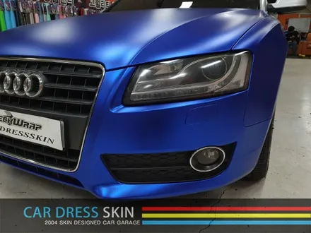 Audi A5 카브리올레 Avery 무광블루크롬 전체 래핑 / 인천 서구