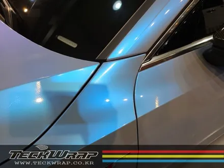 인천카멜레온랩핑 신형 Audi A7 택랩 블루카멜레온 전체랩핑 / 인천 서구