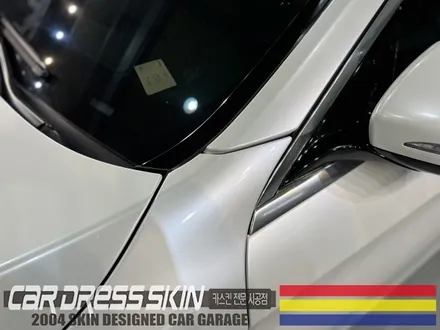 벤츠 S63AMG 실버▶진주펄(화이트펄) 전체래핑 / 인천 서구