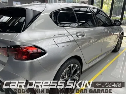 [인천랩핑]순정색상이 지겨워졌다면?BMW 120 하이그로시 \'고광택GT실버\' 전체랩핑 / 인천 서구 가좌동