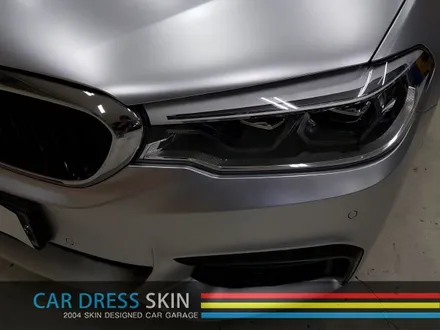 BMW G30 5시리즈 무광크롬랩핑+휠도색+캘리퍼 캔디도색 / 인천 서구