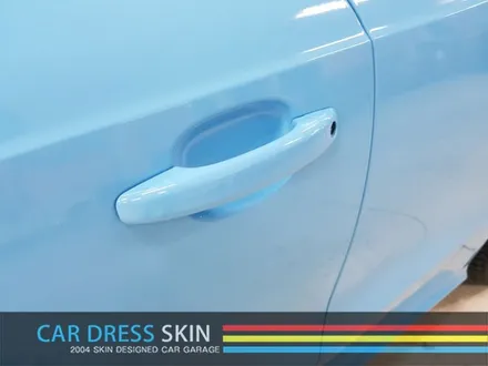 3M 스카이블루 래핑 아우디 RS5 스머프 색 전체랩핑 / 인천 서구