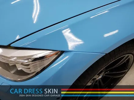 인천 자동차랩핑 BMW M3 스카이블루 3M 래핑 / 인천 서구