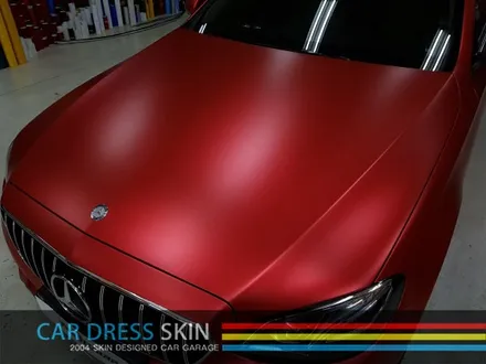 TeckWrap(택랩) 무광레드크롬 자동차래핑 X 벤츠 E클래스 / 인천 서구