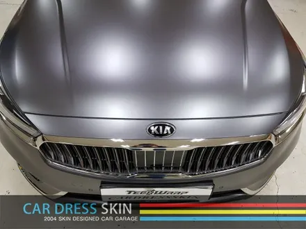 Kia K7 3M 사틴다크그레이 전체 + 실내 블랙브러쉬 랩핑 / 인천 서구