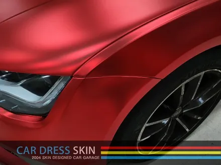 택랩 무광레드크롬 Audi A7 자동차 래핑 무광랩핑 크롬랩핑 / 인천 서구