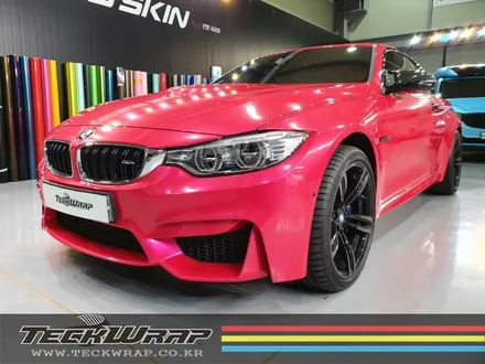 BMW M4 컨버터블 캔디핑크 핑크+레드의 화려한 조합 랩핑 / 인천 서구