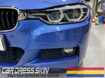 고급스러운 화이트펄 BMW 320d 전체카스킨 / 인천 서구
