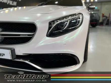 벤츠 S63AMG 오로라화이트(핑크카멜레온) 인천 벤츠랩핑 / 인천 서구
