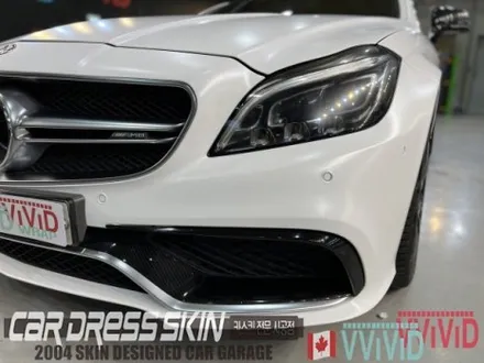 벤츠 CLS W218 63AMG \'무광화이트\' 인천랩핑 / 인천 서구 가좌동