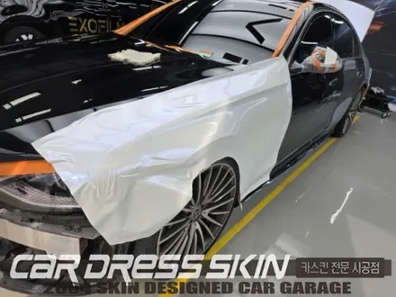 벤츠 S400d \'화이트카멜레온랩핑\' [인천벤츠랩핑전문 카드레스스킨] / 인천 서구 가좌동