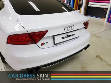 Audi S7 화이트랩핑 [카드레스스킨] / 인천 서구