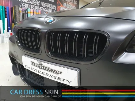 BMW F10 520d 사틴블랙(반무광블랙) 자동차랩핑 / 인천 서구