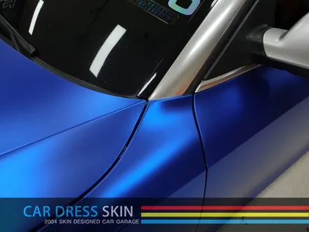 Audi A5 카브리올레 Avery 무광블루크롬 전체 래핑 / 인천 서구